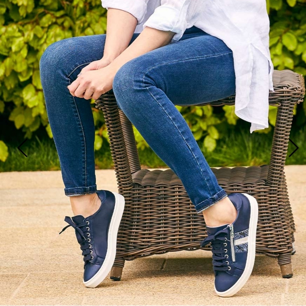 Sole Bliss Navy Blue Sneakers